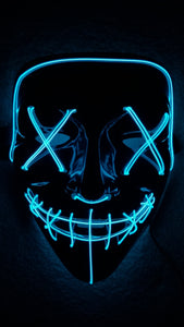 Neon Mask Blue