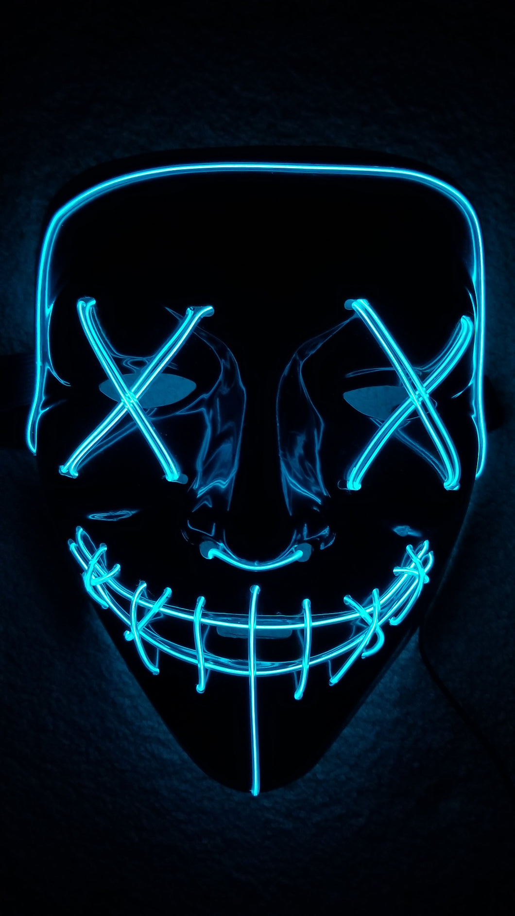 Neon Mask Blue